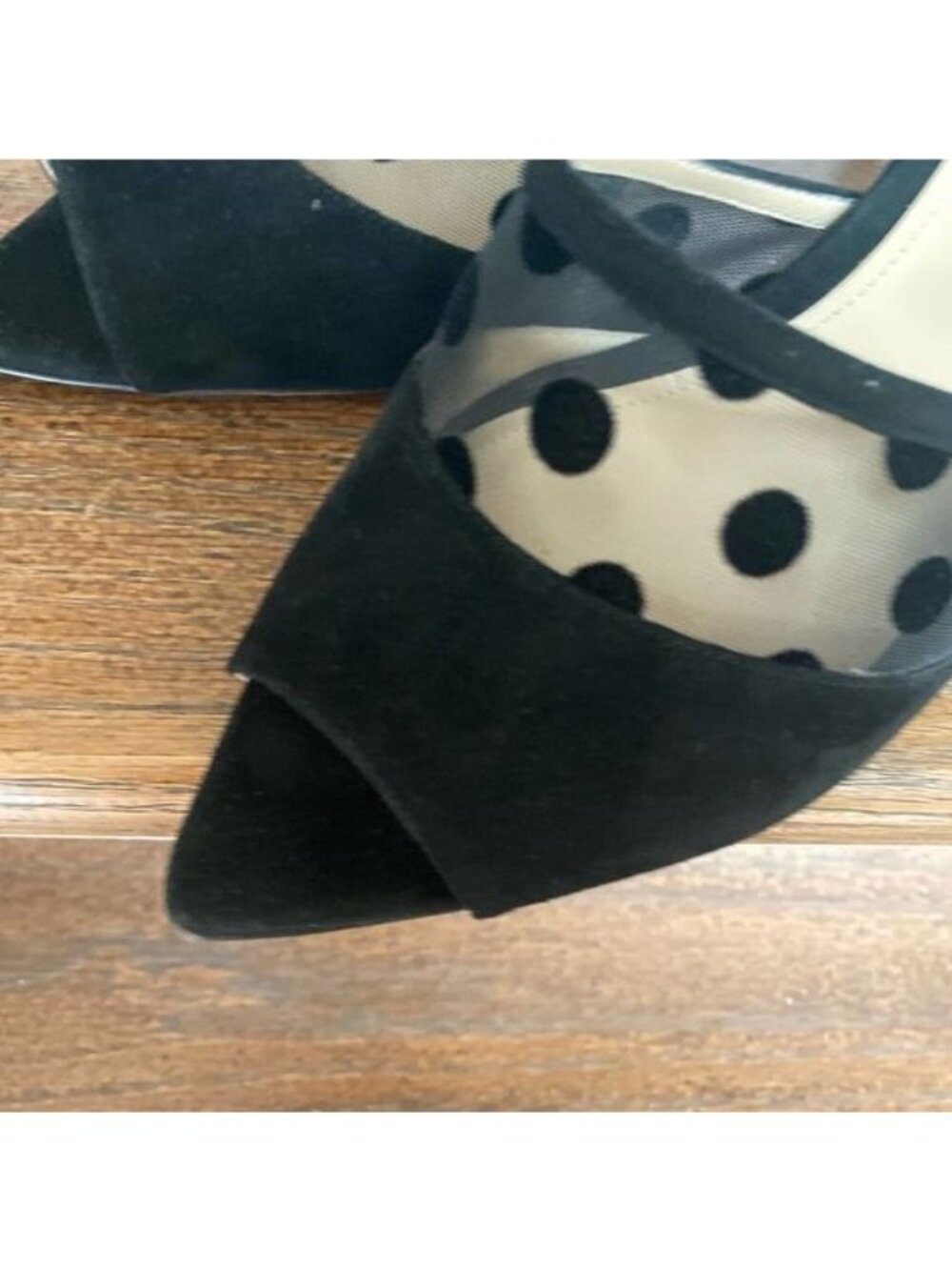 NWOT CHLOE GOSSELIN Liz Black Velvet Mules, size 42 - Picture 6 of 14